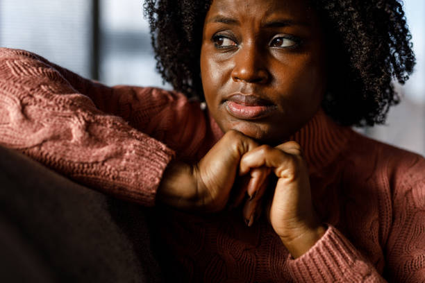 istock Annoyed young woman cracking her knuckles and contemplating 1498954086