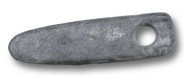 istock Shadow under an old flat fishing weight 1498961371