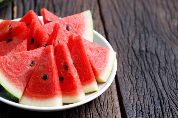 istock Red watermelon fruit texture background picture rich in healthy nutrients 1498967226