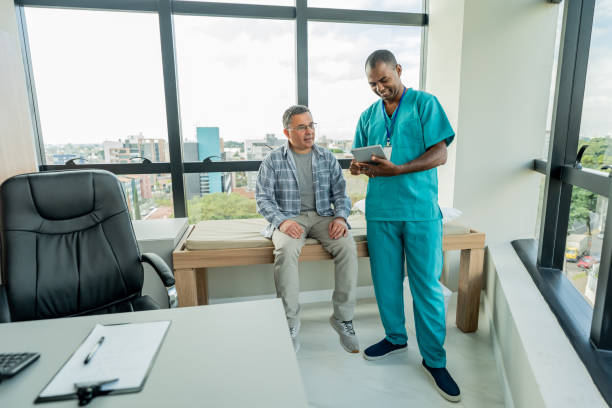 istock Mature man in medical consultation 1498967642