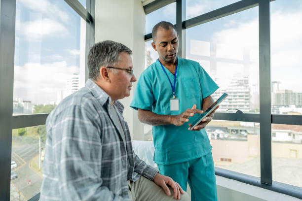istock Mature man in medical consultation 1498967741