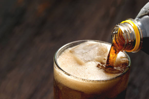 istock Soft drinks and fruit juice mixed with soda high in sugar have a negative effect on physical health 1498971616