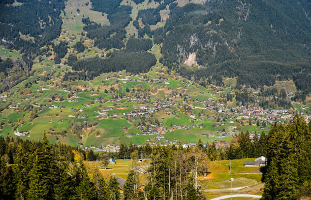 istock Mountain town in Grindelwald, Switzerland 1498978260