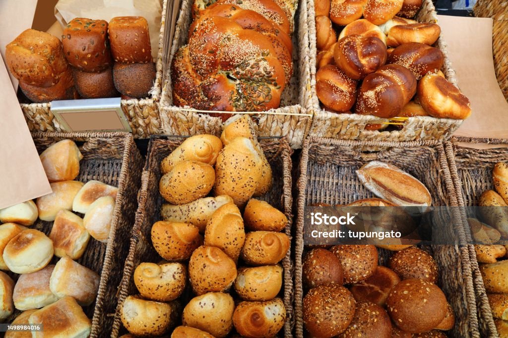 Bakery in Jerusalem, Israel Bakery at Mahane Yehuda Market (or shuk) in Jerusalem city, Israel. Jerusalem Stock Photo