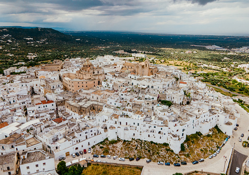 Ragusa, Italy - 27 December, 2023: view of the historic Old Town of Ibla Ragusa in southeastern Sicily