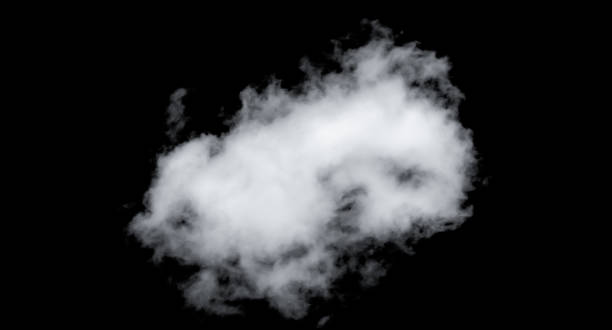 istock White cloud, Fluffy texture , Abstract, isolated on black background 1498987641