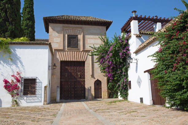 Cordoba - House facade from Plaza del Jeronimo Paez square.