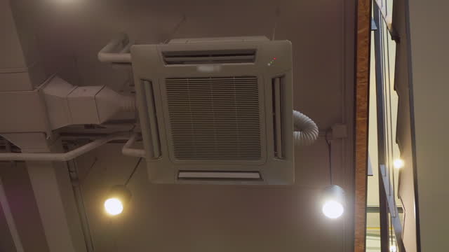 Air Conditioner With Warm Light Bulb