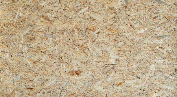 Chipboard Texture Background, Light Brown OSB Panel Pattern, Pressed Glued Wood Chips Backdrop Chipboard Texture Background, OSB Panel Pattern, Pressed Glued Wood Chips Backdrop, Particleboard Mockup, Sawdust Plywood Panel, Chipboard with Copy Space mdf planks texture stock pictures, royalty-free photos & images
