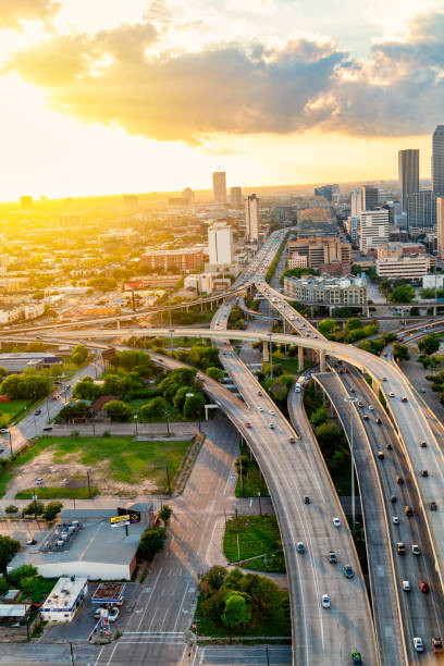 istock Freeways Adjacent to Downtown Houston 1499024453