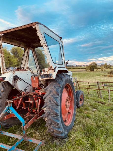 istock An old tractor parked in a field in County Durham 1499027203
