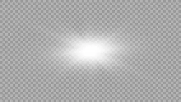 Vector illustration of Vector transparent sunlight special lens flare light effect. Stock royalty free vector illustration.