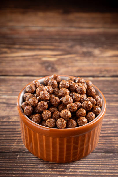 istock Bowl with cereal chocolate balls. 1499034460