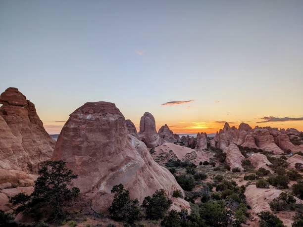 istock Sunset in arches national park 1499040894