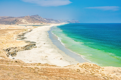 Beach near Salalah, Dhofar governorate, Oman.