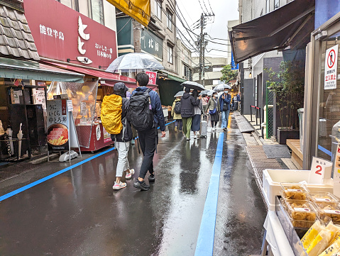 It is the illumination of the Japanese umbrella in the Kurashiki Aichi district.