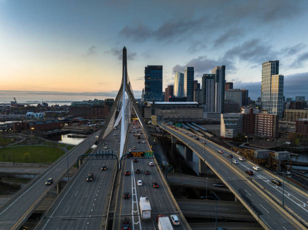 istock Drone Above Leonard Zakim Bridge 1499055638