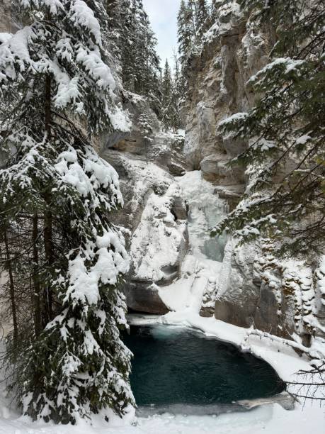 istock the frozen waterfall in the Johnston canyon Alberta Canada 1499058923