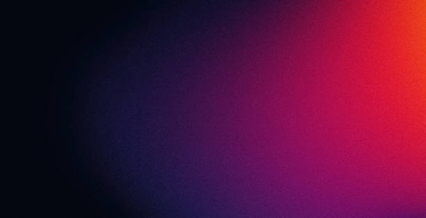 istock Red orange purple dark grainy gradient noise texture glowing spot light abstract background 1499070729