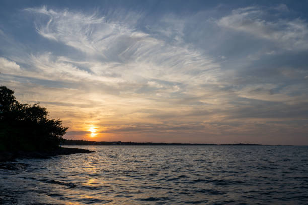 istock Sunset Over Elizabeth Harbor, Great Exuma Island, The Bahamas 1499073378