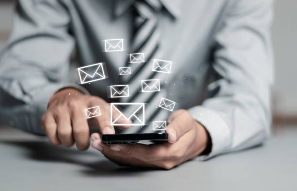 istock Send bulk documents via email, Online people network, Direct selling projects in business List of customers who want to send by email. 1499095816