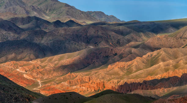 istock Scenic mountain landscape with red rocks 1499106449