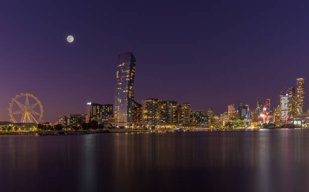 Docklands CBD Melbourne Blue Hour Beautiful Sky
