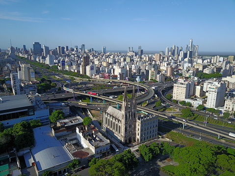 buenos aires drone view
