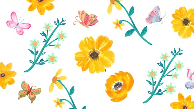 Vibrant Multi-Colored Flowers Showcasing Creativity
