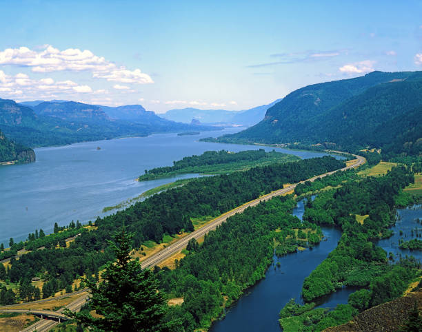 Columbia River Gorge, Oregon stock photo