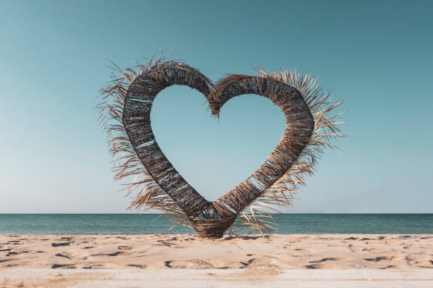 Wedding ceremony arch by the sea