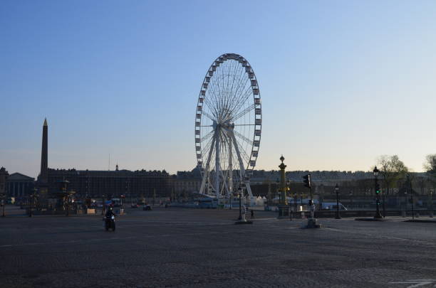 istock Paris, France 03.23.2017: The giant Ferris wheel (Grande Roue) is set up on Place de la Concorde 1499149521