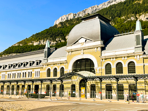 International train station of Canfranc, Huesca Pyrenees