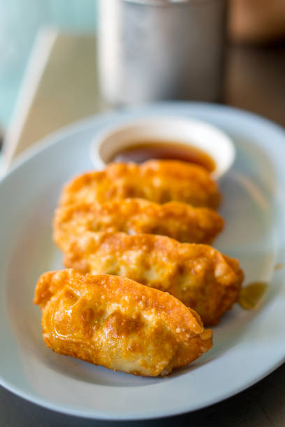 istock Deep fried gyoza crispy and golden colour 1499158506