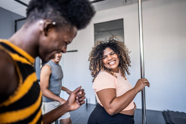 istock Young woman in a dancing class at a dance studio 1499159650
