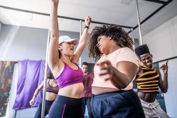 istock Young women in a dancing class at a dance studio 1499159704