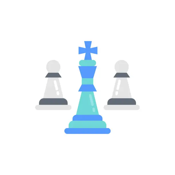 Vector illustration of Strategy games icon in vector. Logotype