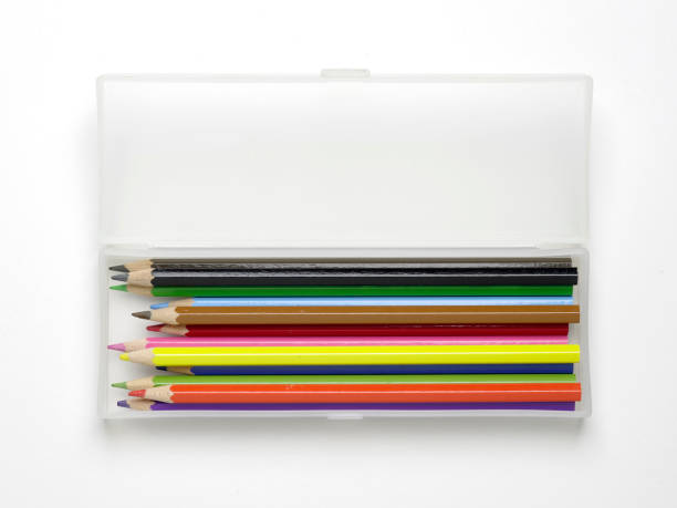 istock Colored pencils in a pencil box 1499179165
