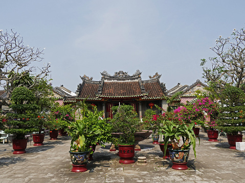 Vietnam, Quang Nam Province, Hoi An City, Old City listed at World Heritage site by Unesco, Pagoda