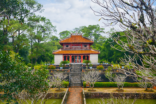 Imperial Tomb of Minh Mang, was built during the years 1840 to 1843, Hue, Vietnam