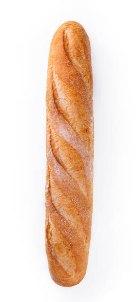 istock Baguette long french bread isolated on white 1499190976