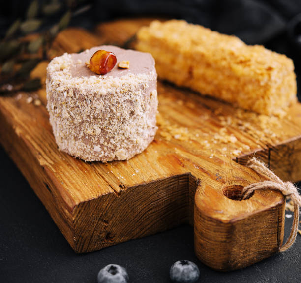 istock Kiev cake with Hazelnut and chocolate on board 1499191029