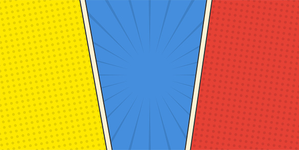 Solid Color Comic Background Vector Abstract Comic Page Color Comic Background Stock Illustration ...