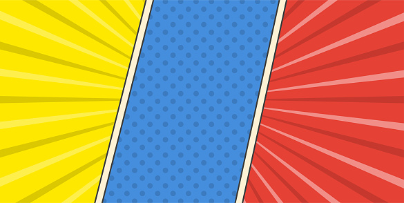 Solid Color Comic Background Vector Abstract Comic Page Color Comic Background Stock Illustration ...