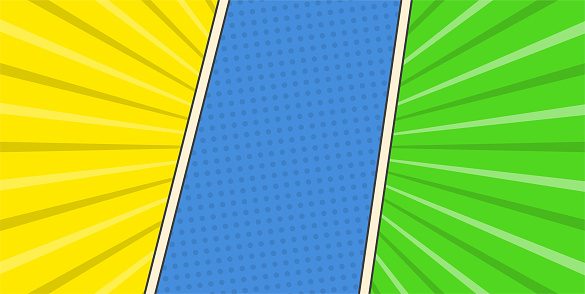 Solid Color Comic Background Vector Abstract Comic Page Color Comic Background Stock Illustration ...