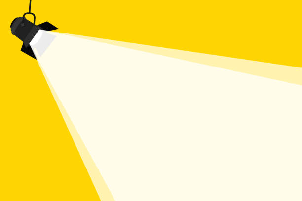 Spotlight vector background. Spotlight with bright lights. Vector set of light. Light source, studio lighting. Spotlight lighting banner, spotlight. Light beams, light effect. Vector illustration Spotlight vector background. Spotlight with bright lights. Vector set of light. Light source, studio lighting. Spotlight lighting banner, spotlight. Light beams, light effect. Vector illustration spotlight stock illustrations