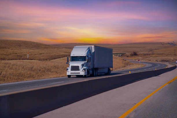 istock Semi Trucks on the Highway, USA 1499210427