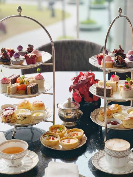istock British afternoon tea: sandwiches, scones, pastries and cakes 1499214361