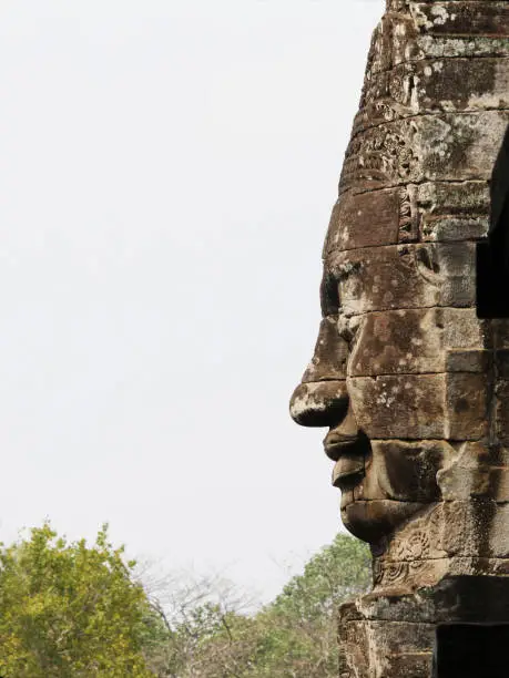 BayonTemple, Siem Reap Province, Angkor's Temple Complex Site listed as World Heritage by Unesco in 1192, built by King Jayavarman VII between XIIth and XIIIth Century, Cambodia