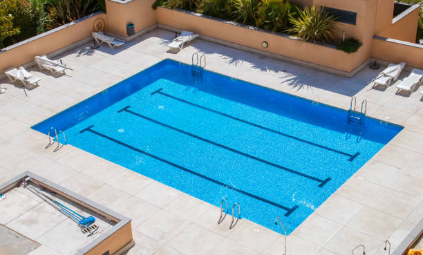 istock Pool full and without people ready to be used. 1499220221